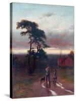 Evening-John MacWhirter-Stretched Canvas