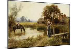 Evening-Henry John Yeend King-Mounted Giclee Print