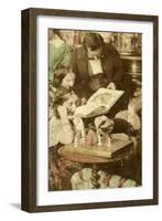 Evenings at Home, 19th Century-null-Framed Giclee Print