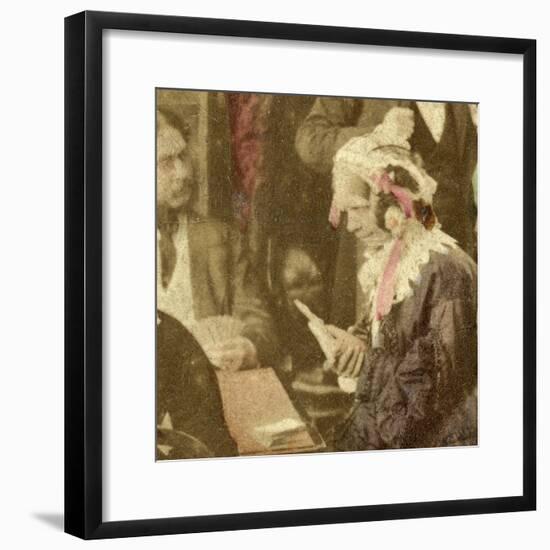 Evenings at Home, 19th Century-null-Framed Giclee Print