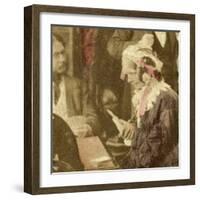 Evenings at Home, 19th Century-null-Framed Giclee Print