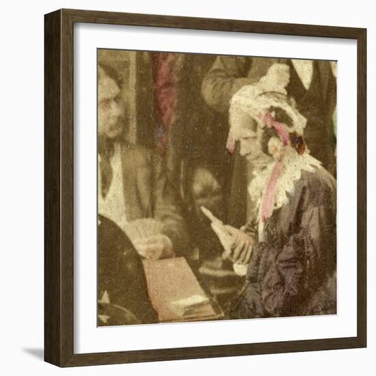 Evenings at Home, 19th Century-null-Framed Giclee Print