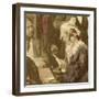 Evenings at Home, 19th Century-null-Framed Giclee Print