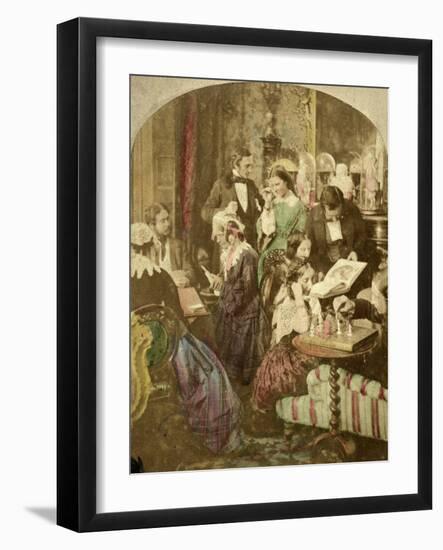 Evenings at Home, 19th Century-null-Framed Giclee Print