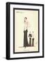 Eveningwear in Black and White-null-Framed Art Print