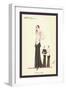 Eveningwear in Black and White-null-Framed Art Print