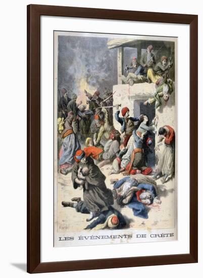 Events in Crete, 1896-Frederic Lix-Framed Giclee Print
