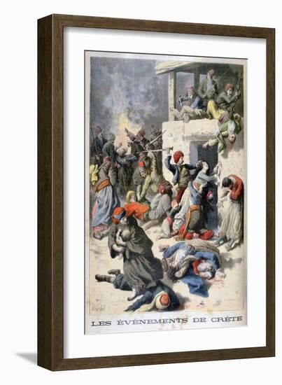 Events in Crete, 1896-Frederic Lix-Framed Giclee Print