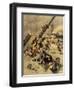 Events in Korea, Chinese Ship Sunk by Japanese, First Sino-Japanese War-null-Framed Giclee Print