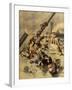 Events in Korea, Chinese Ship Sunk by Japanese, First Sino-Japanese War-null-Framed Giclee Print