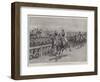 Events in Paris, Military Precautions at Longchamps Races-Frank Dadd-Framed Giclee Print