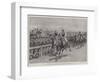 Events in Paris, Military Precautions at Longchamps Races-Frank Dadd-Framed Giclee Print