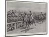 Events in Paris, Military Precautions at Longchamps Races-Frank Dadd-Mounted Giclee Print