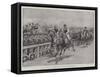 Events in Paris, Military Precautions at Longchamps Races-Frank Dadd-Framed Stretched Canvas