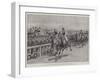 Events in Paris, Military Precautions at Longchamps Races-Frank Dadd-Framed Giclee Print