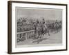 Events in Paris, Military Precautions at Longchamps Races-Frank Dadd-Framed Giclee Print