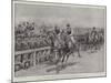 Events in Paris, Military Precautions at Longchamps Races-Frank Dadd-Mounted Giclee Print