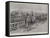 Events in Paris, Military Precautions at Longchamps Races-Frank Dadd-Framed Stretched Canvas