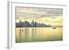 Ever-Developing Jianggang Skyline and Qianjiang River in Hangzhou, Zhejiang, China-Andreas Brandl-Framed Photographic Print