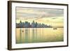 Ever-Developing Jianggang Skyline and Qianjiang River in Hangzhou, Zhejiang, China-Andreas Brandl-Framed Photographic Print