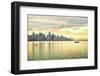 Ever-Developing Jianggang Skyline and Qianjiang River in Hangzhou, Zhejiang, China-Andreas Brandl-Framed Photographic Print