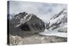 Everest Base Camp (5350m), scattering of tents at back of Khumbu glacier, Khumbu, Nepal, Himalayas-Alex Treadway-Stretched Canvas