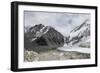 Everest Base Camp (5350m), scattering of tents at back of Khumbu glacier, Khumbu, Nepal, Himalayas-Alex Treadway-Framed Photographic Print