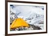 Everest Base Camp and Tent-blas-Framed Photographic Print