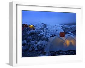 Everest Base Camp in Nepal-null-Framed Premium Photographic Print