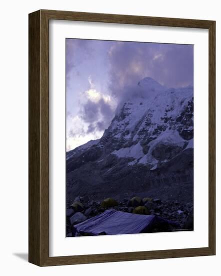 Everest Base Camp, Nepal-Michael Brown-Framed Photographic Print