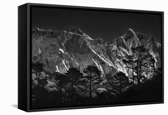 Everest View-Sorin Tanase-Framed Stretched Canvas