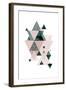 Evergreen Blush Geo 2-Urban Epiphany-Framed Art Print