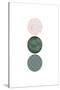 Evergreen Blush Geo 3-Urban Epiphany-Stretched Canvas