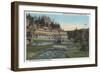 Evergreen, CO - Troutdale Hotel, Bear Creek Canyon-Lantern Press-Framed Art Print