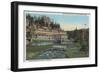 Evergreen, CO - Troutdale Hotel, Bear Creek Canyon-Lantern Press-Framed Art Print