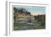 Evergreen, CO - Troutdale Hotel, Bear Creek Canyon-Lantern Press-Framed Art Print
