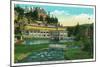 Evergreen, Colorado, Exterior View of the New Troutdale Hotel in Bear Creek Canyon-Lantern Press-Mounted Art Print