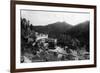 Evergreen, Colorado - Troutdale-in-the-Pines Resort-Lantern Press-Framed Art Print