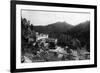 Evergreen, Colorado - Troutdale-in-the-Pines Resort-Lantern Press-Framed Art Print