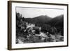 Evergreen, Colorado - Troutdale-in-the-Pines Resort-Lantern Press-Framed Art Print