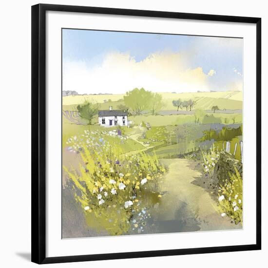 Evergreen Cottage-Ken Hurd-Framed Giclee Print