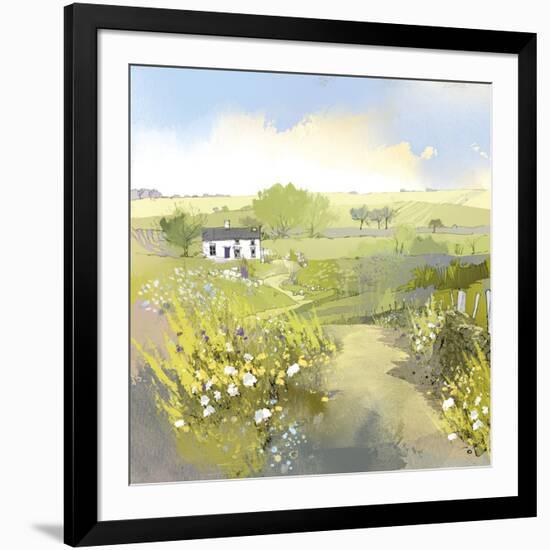 Evergreen Cottage-Ken Hurd-Framed Giclee Print