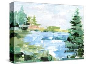 Evergreen Lake II-Ethan Harper-Stretched Canvas