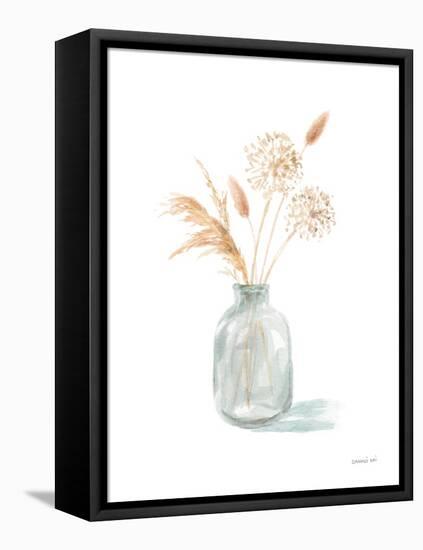 Everlasting Bouquet II Neutral-Danhui Nai-Framed Stretched Canvas