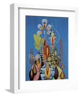 Evernia-Rex Ray-Framed Art Print