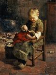 The Doll's Supper-Evert Pieters-Stretched Canvas