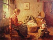 An Idle Afternoon, 1920-Evert Pieters-Stretched Canvas