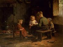 The Doll's Supper-Evert Pieters-Stretched Canvas