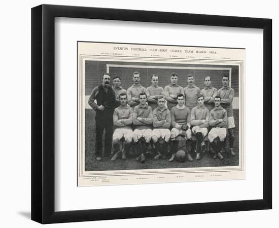 Everton Everton Football Club 1st Team 1905-1906 Season-null-Framed Photographic Print