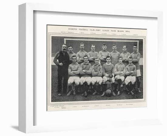 Everton Everton Football Club 1st Team 1905-1906 Season-null-Framed Photographic Print